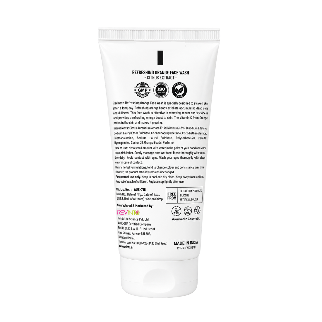 Refreshing Orange Face Wash - Image 2