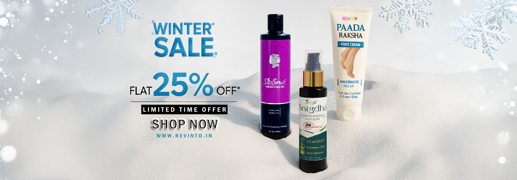 Winter sale 2025 banner